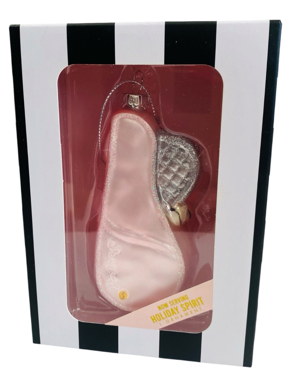 8 Oak Lane Tennis/Pickleball Boxed Glass Ornament